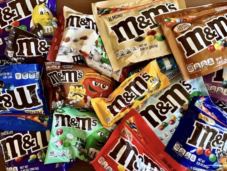 m&ms flavors