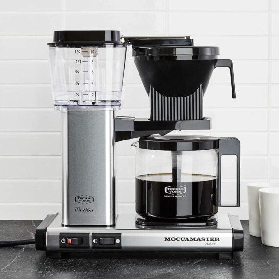 Moccamaster 10-Cup Polished Silver Coffee Maker