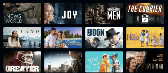 freevee movie homepage on desktop browser
