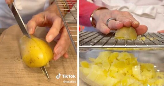 No Peel Mashed Potatoes Hack