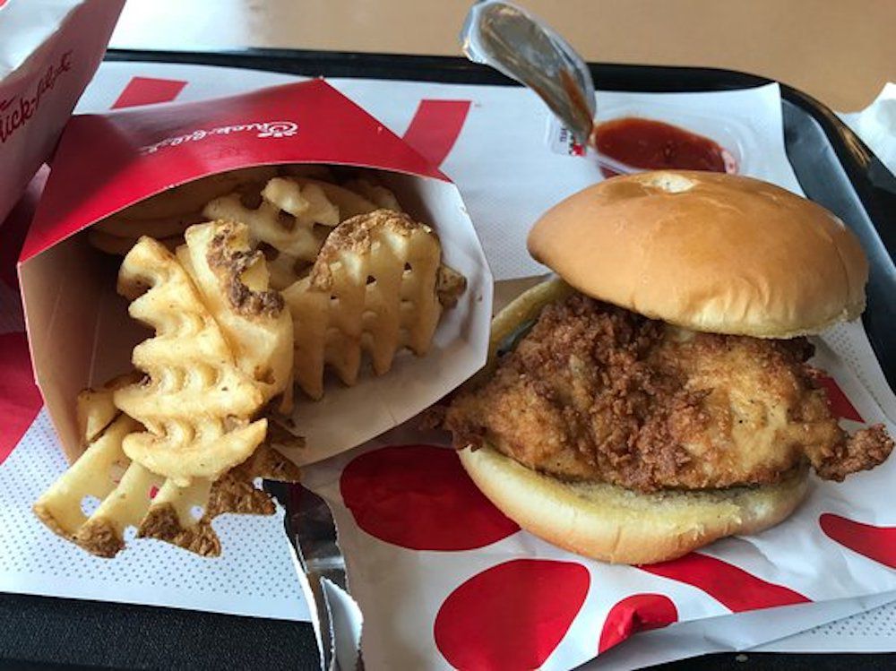 Chick-fil-A Sandwich and Fries