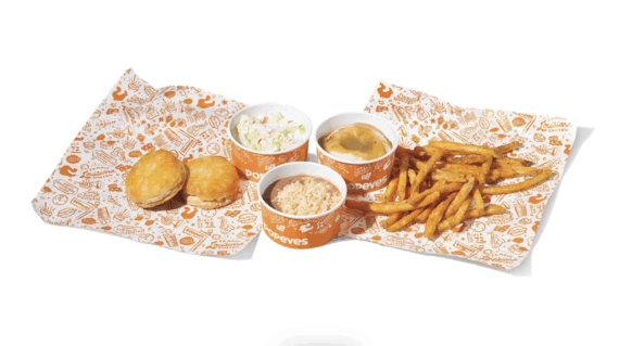 popeyes girl dinner promo art