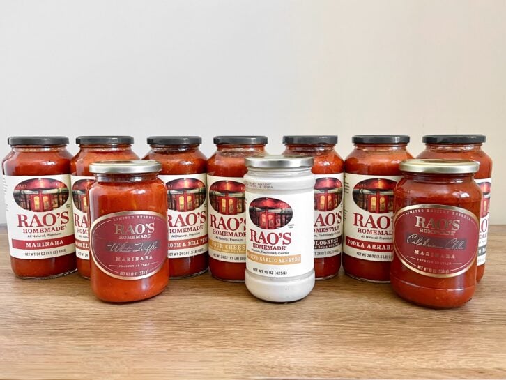 10 jars of Rao's pasta sauce