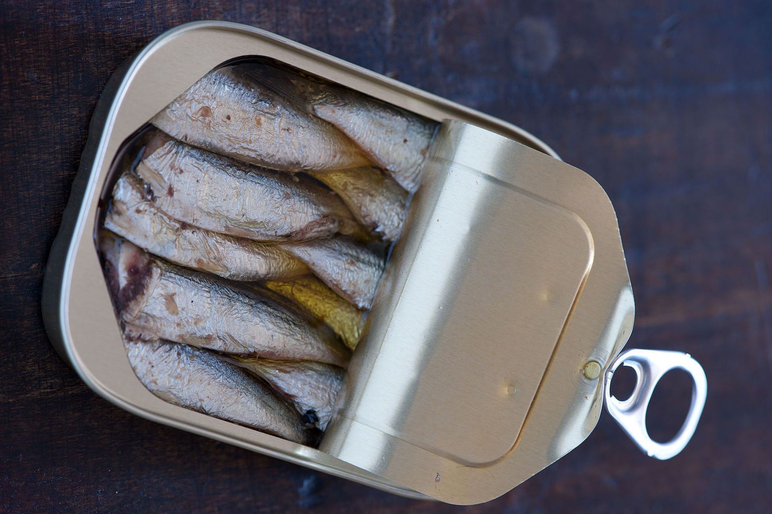 Canned sardines