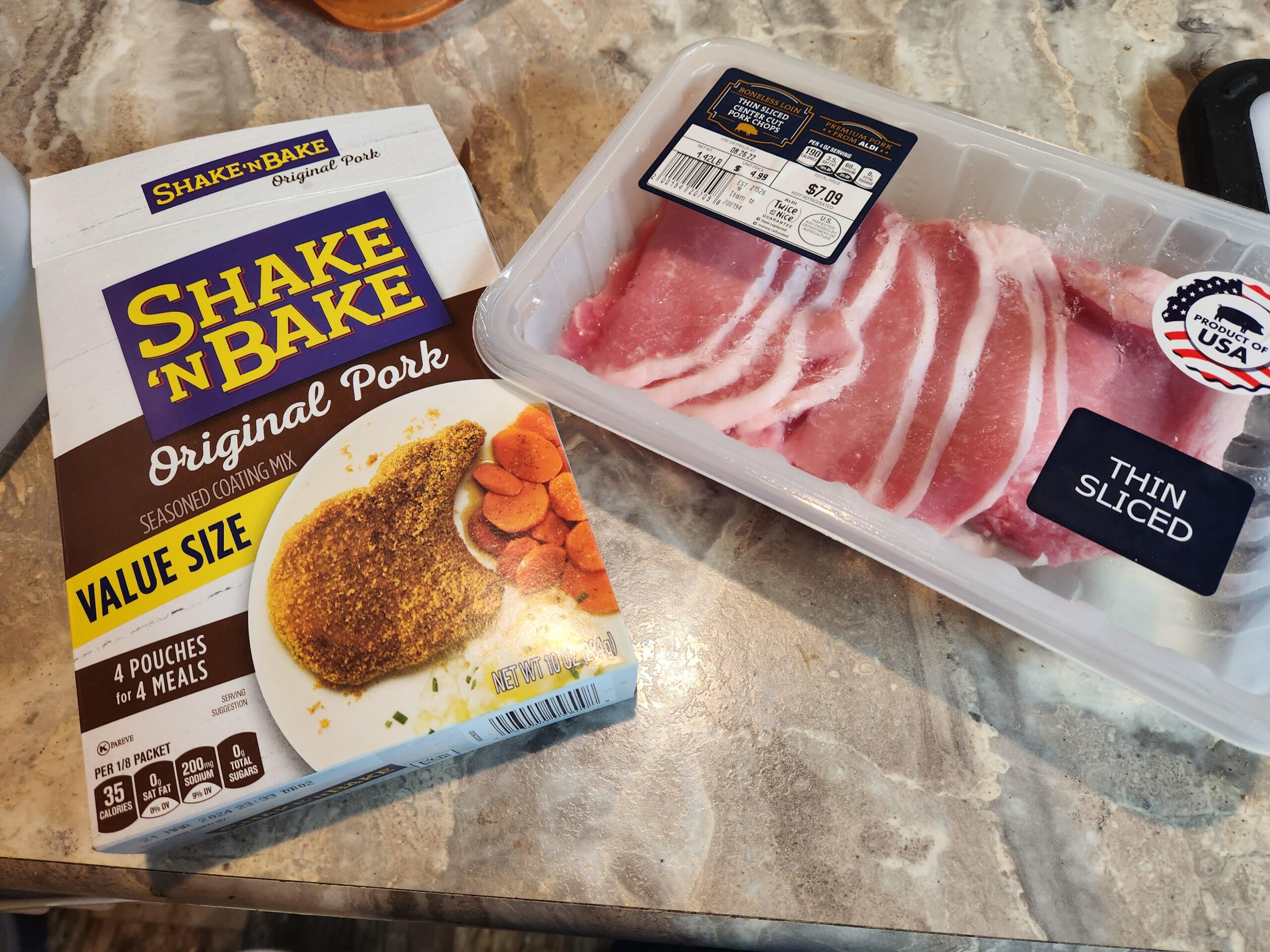 Shake n Bake Pork Chops