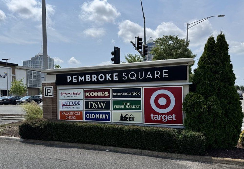 Pembroke Square Shopping Center Sign