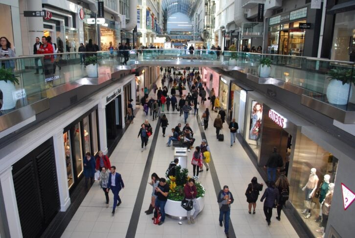 Busy mall