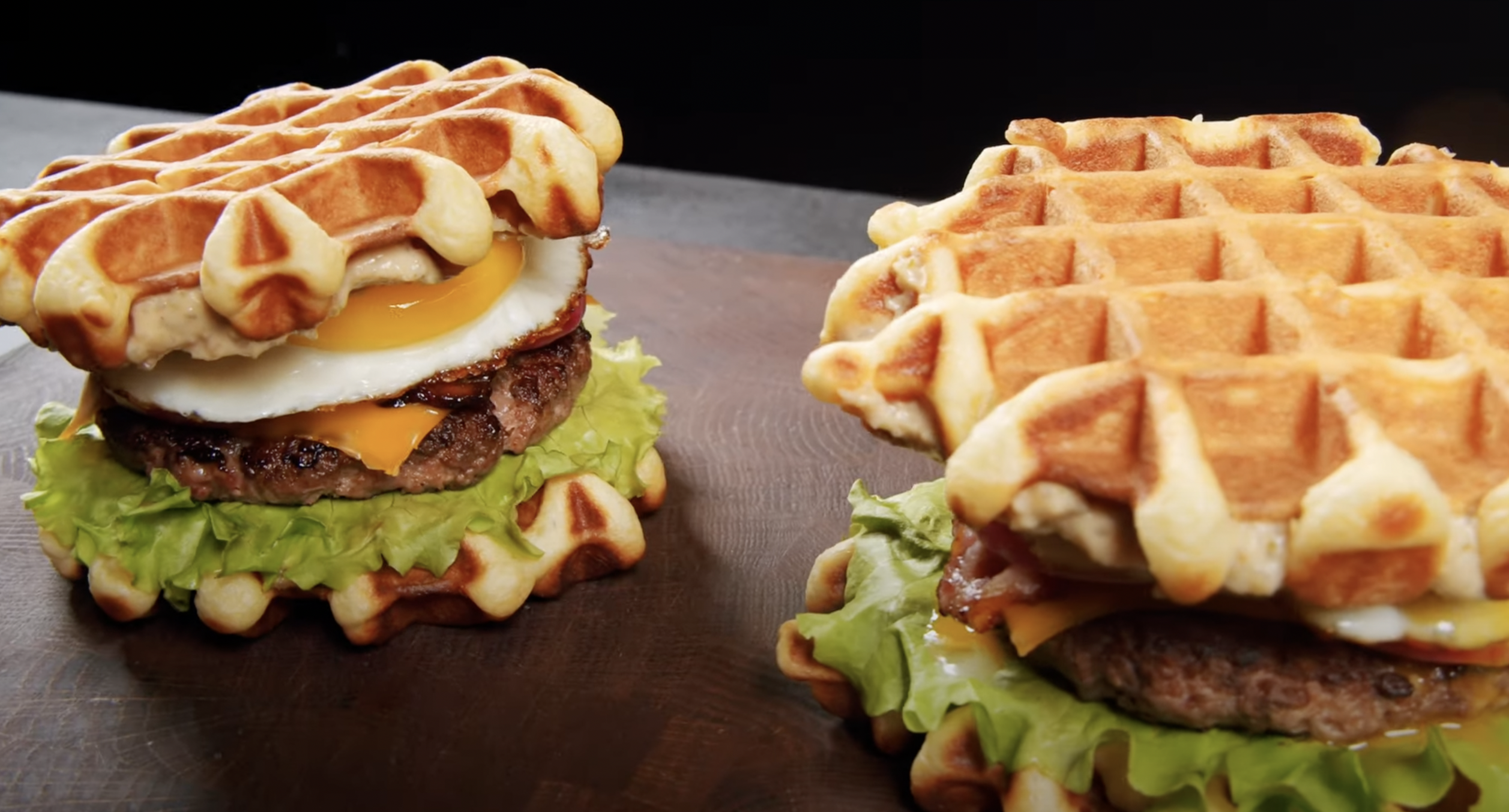 Smash burger waffle maker