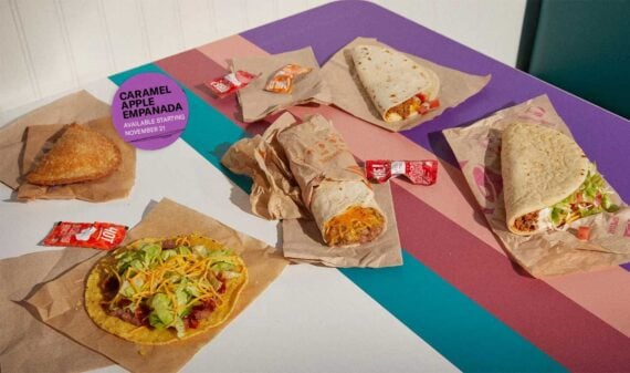 Taco Bell Decades menu items