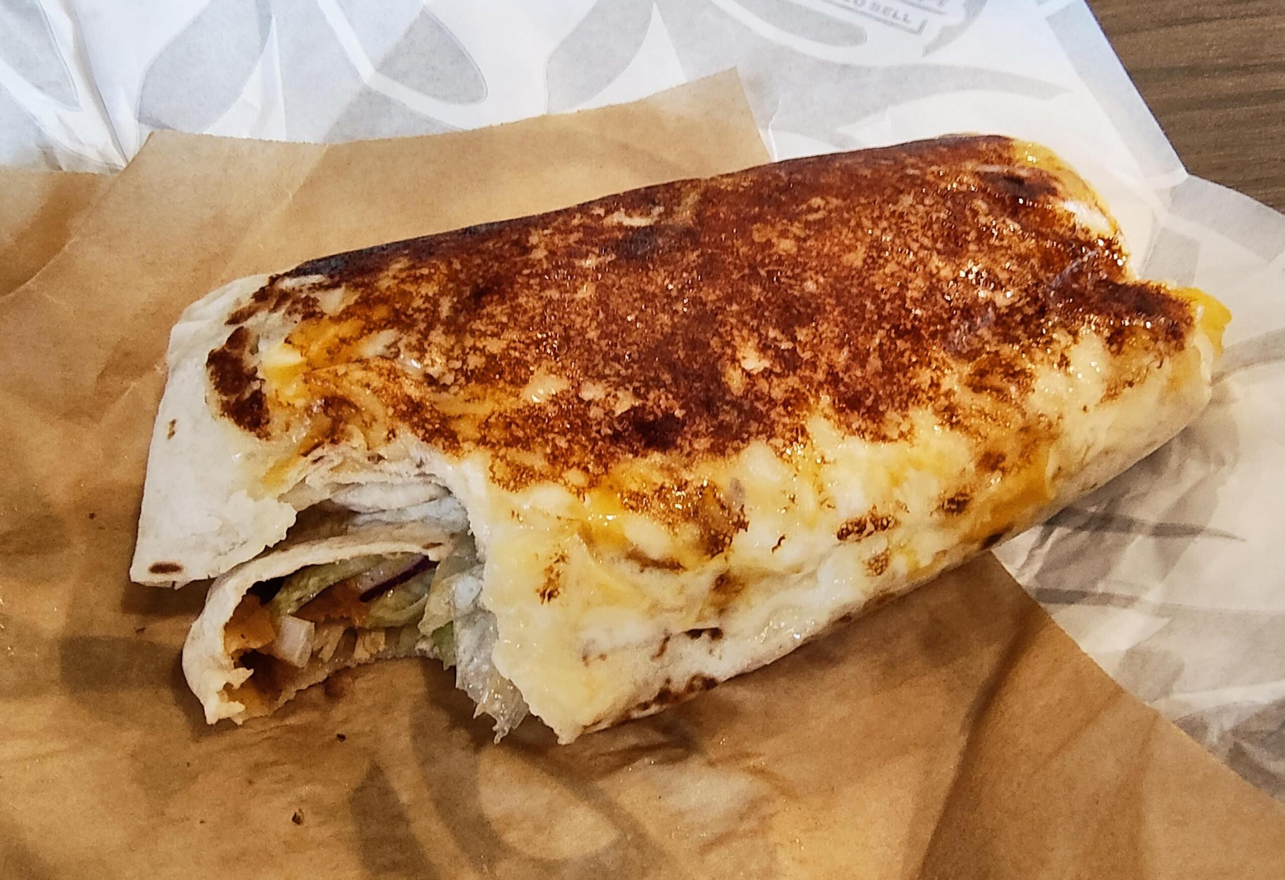 Taco Bell Grilled Cheese Burrito