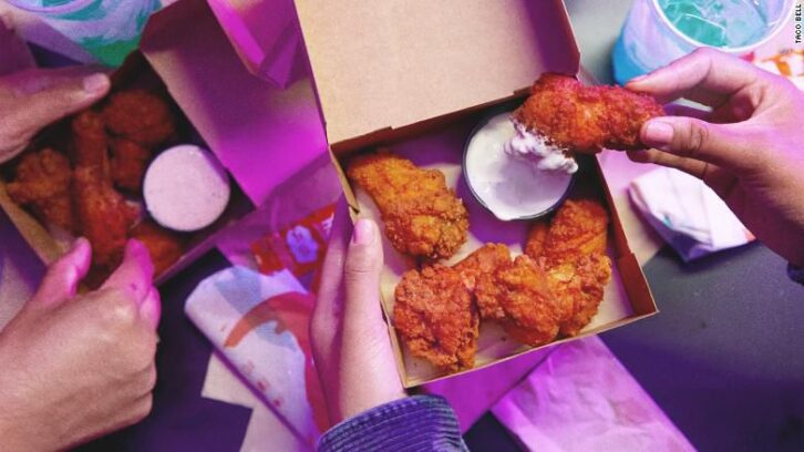 Taco Bell wings