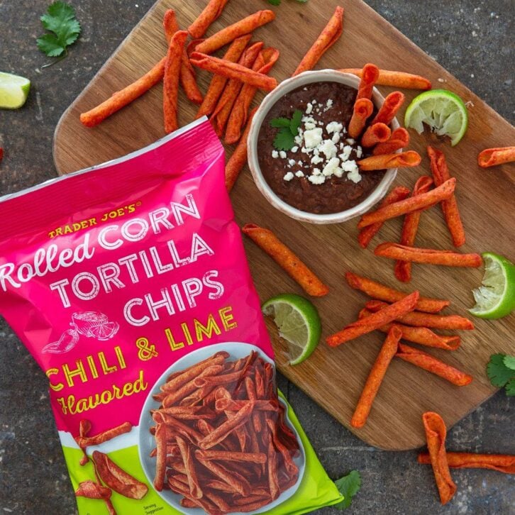 Trader Joe's Chili & Lime Flavored Rolled Corn Tortilla Chips