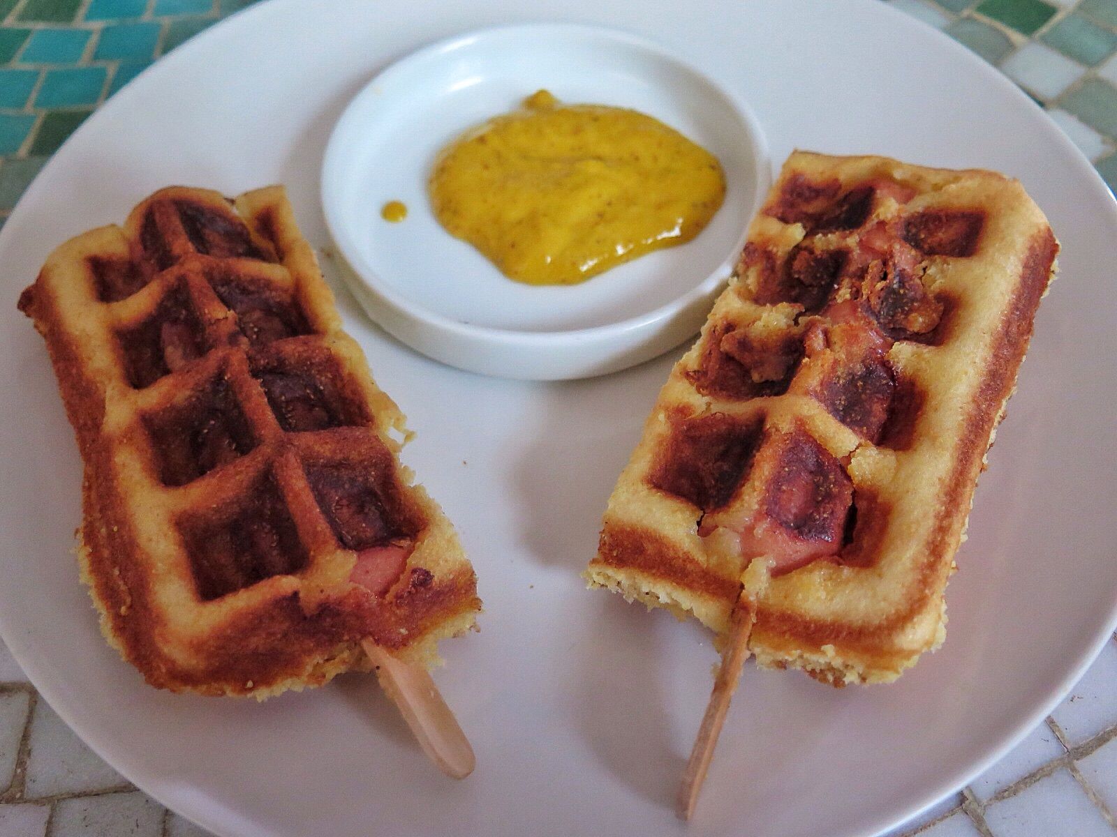 Corn Dog Waffle
