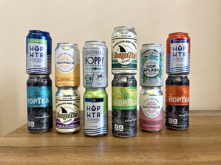 13 kinds of sparkling hop water