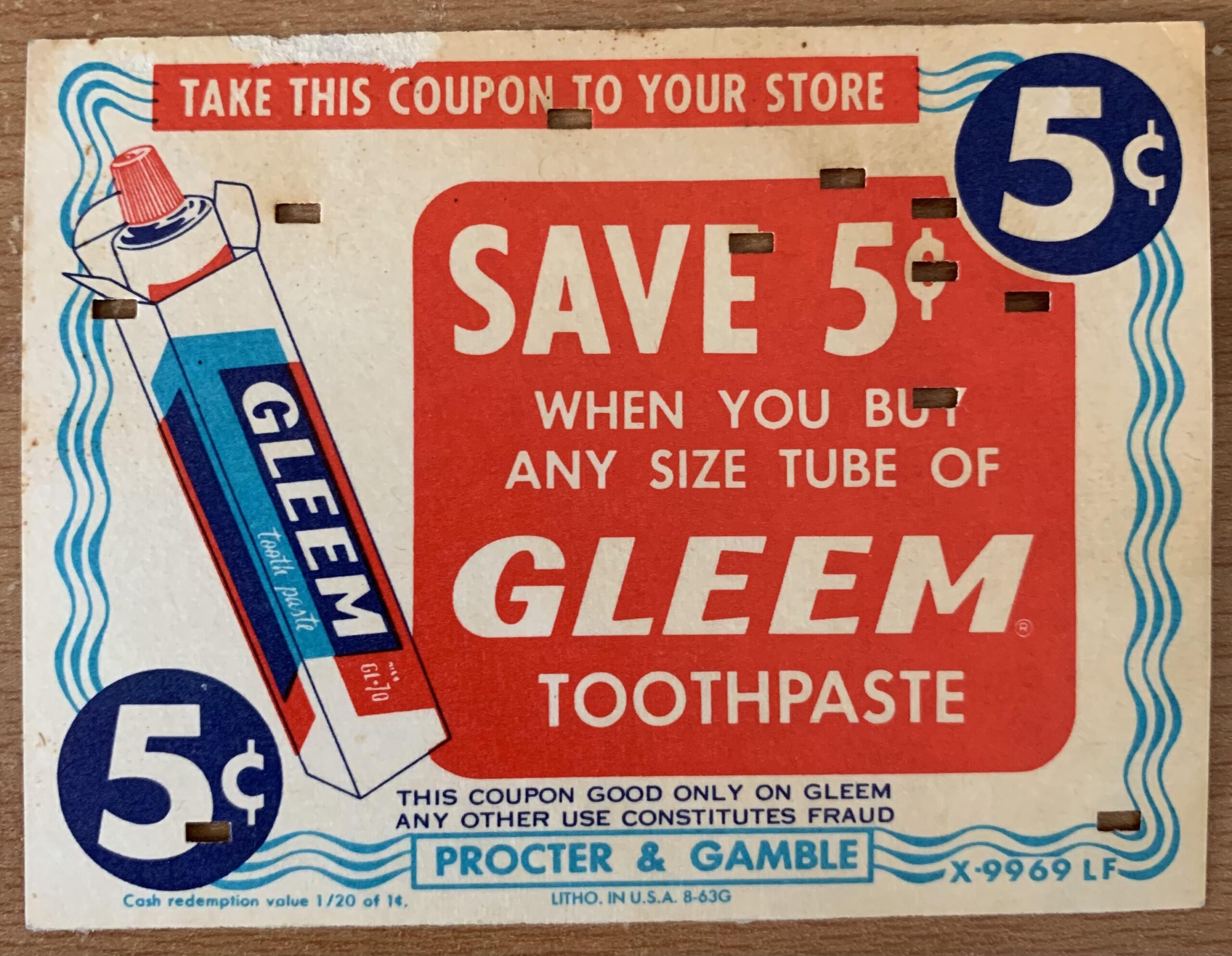 Vintage Toothpaste Ad