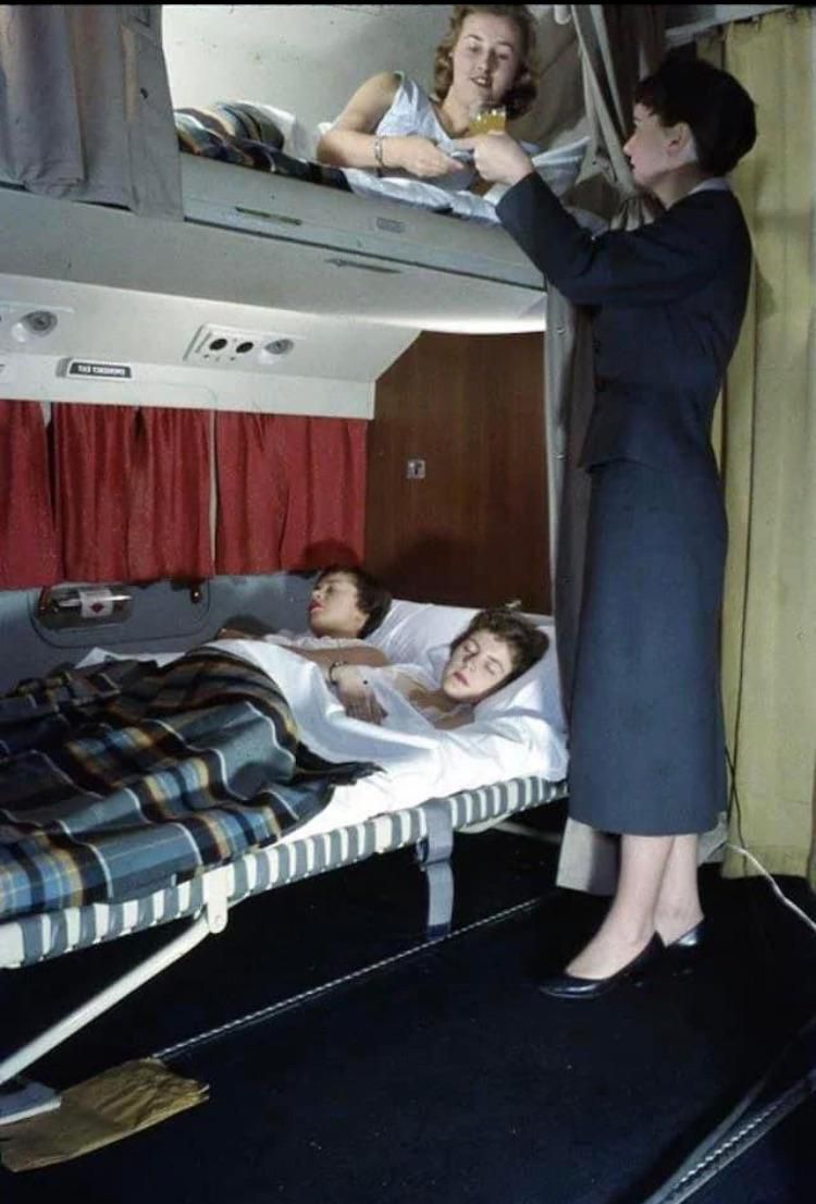 KLM flight 1950s