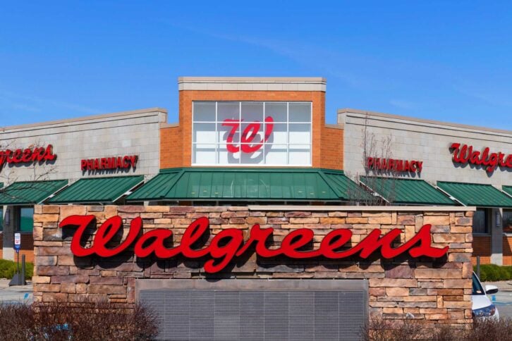 Noblesville - Circa March 2021: Walgreens Retail Location.