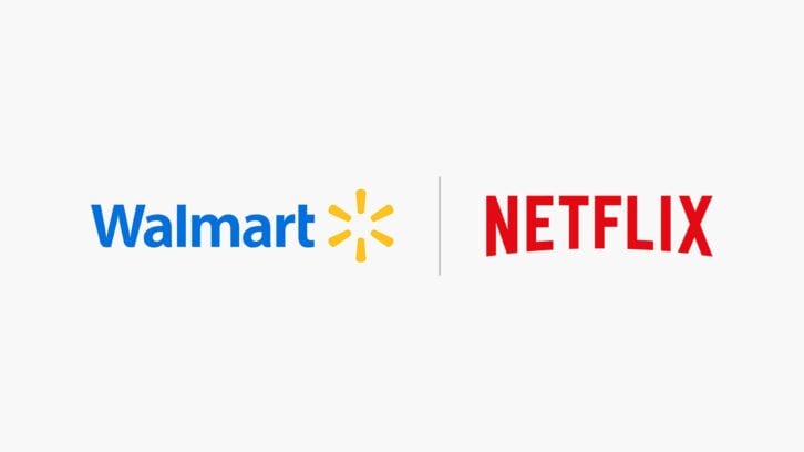 Walmart and Netflix logos