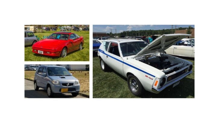 Ford Probe, Mazda Laputa, and AMC Gremlin