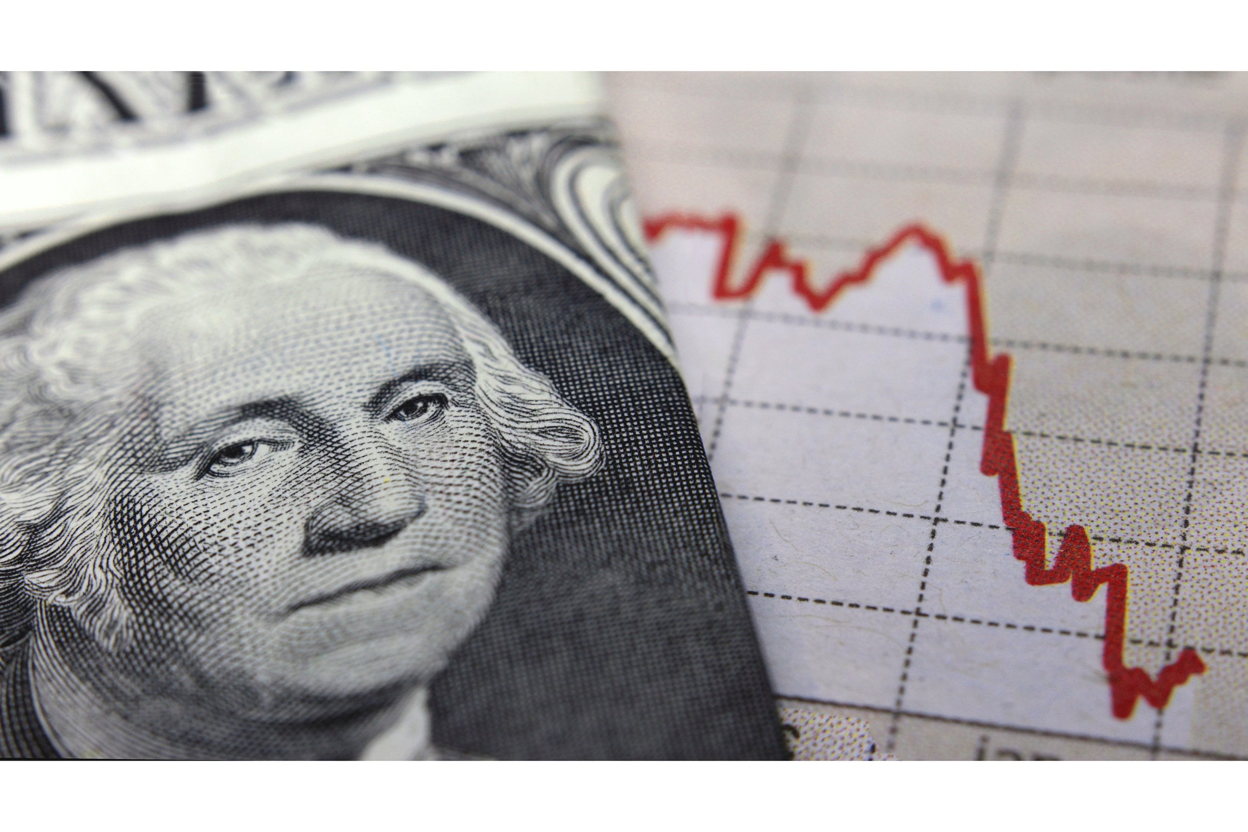 Concept of market downturn