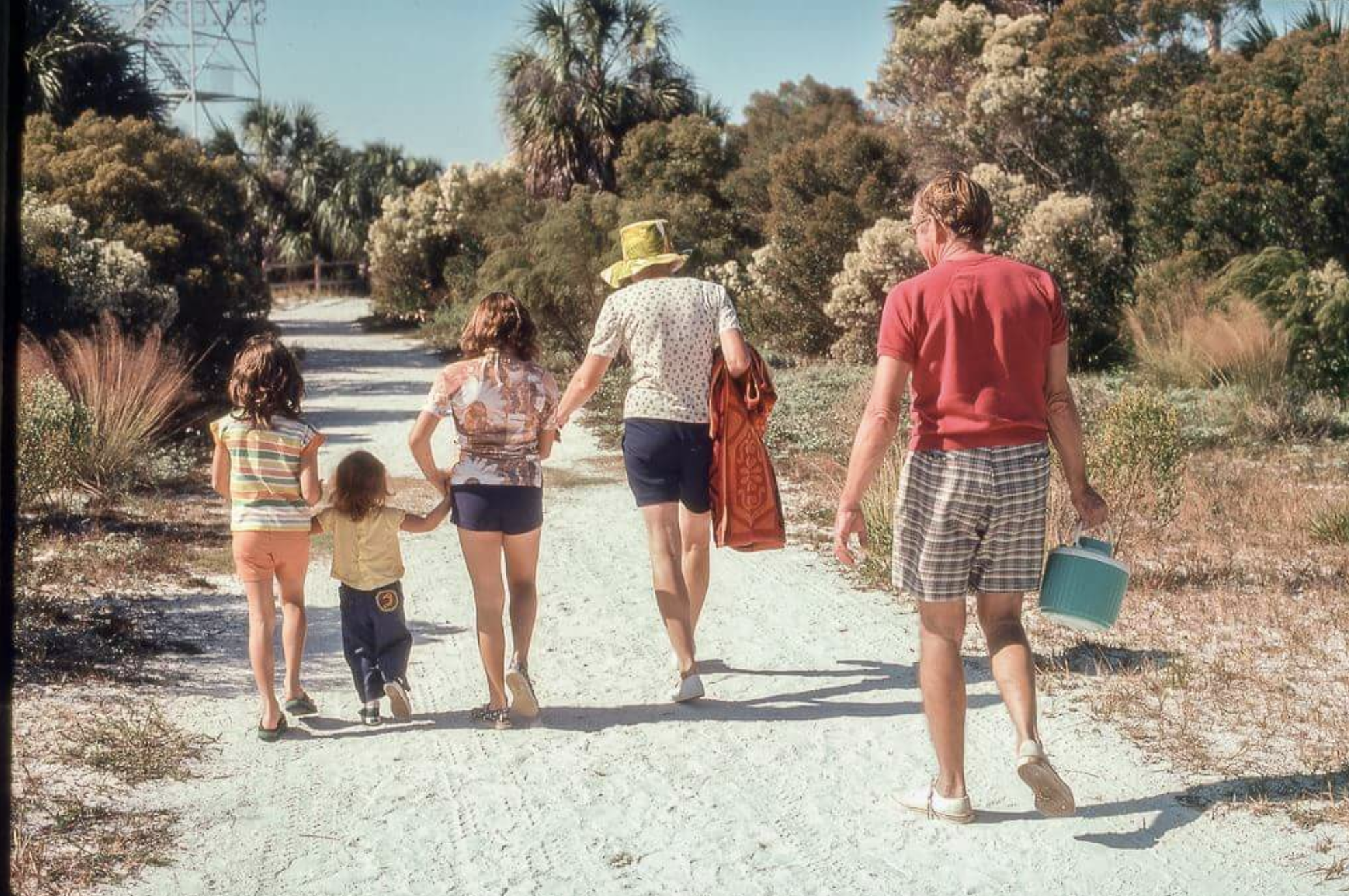 1970s Family Beach Outing