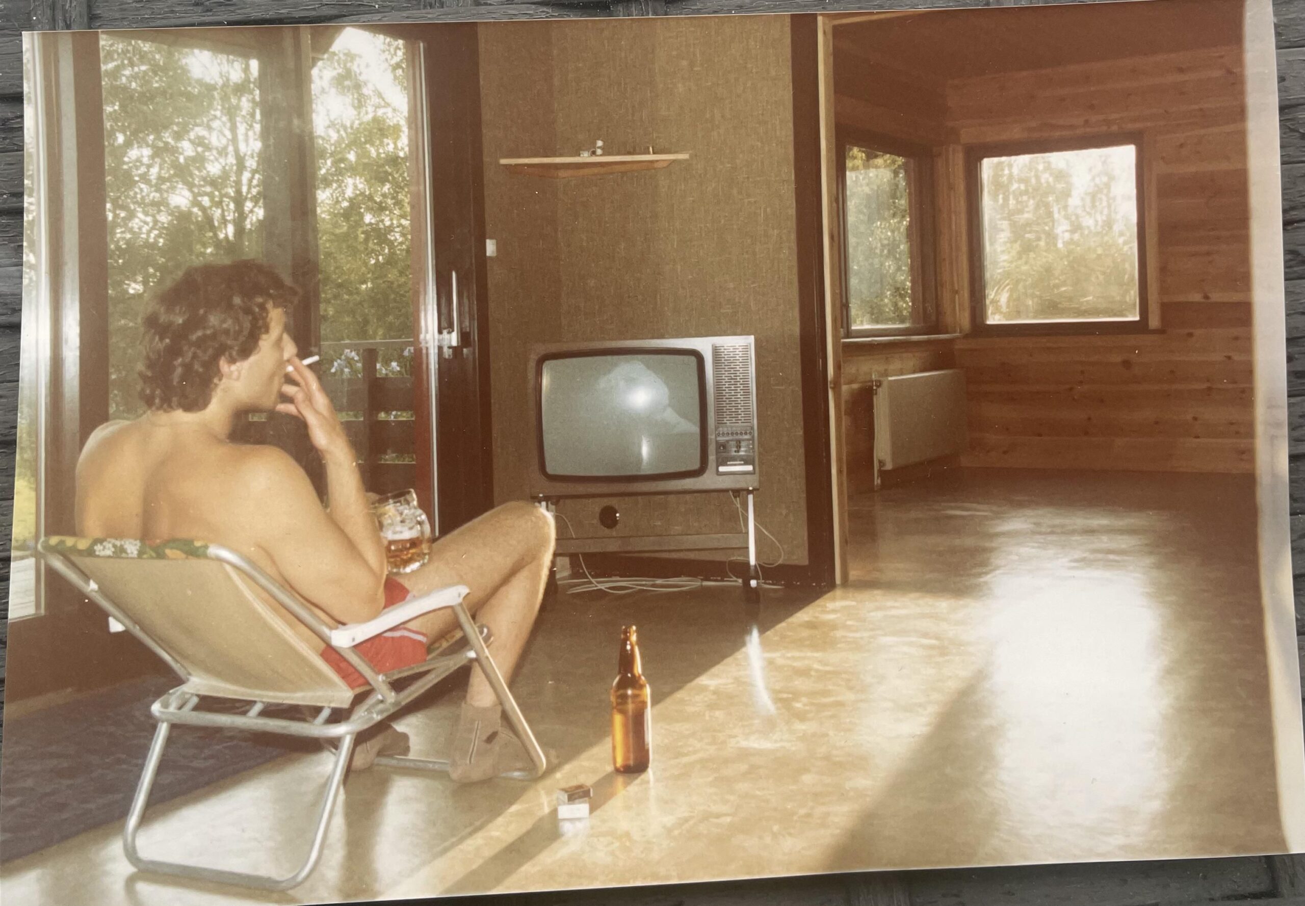 My uncle when his parents moved out, 1970s