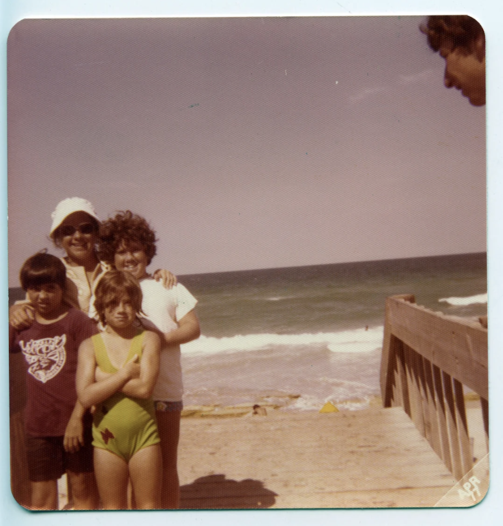 1973 Family Beach Photo