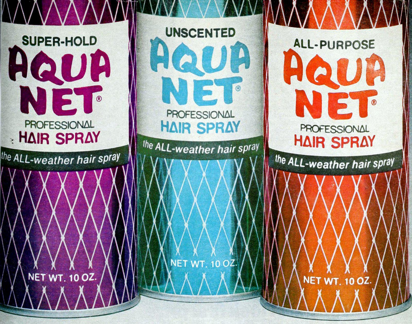 Aqua Net hairspray from 1981
