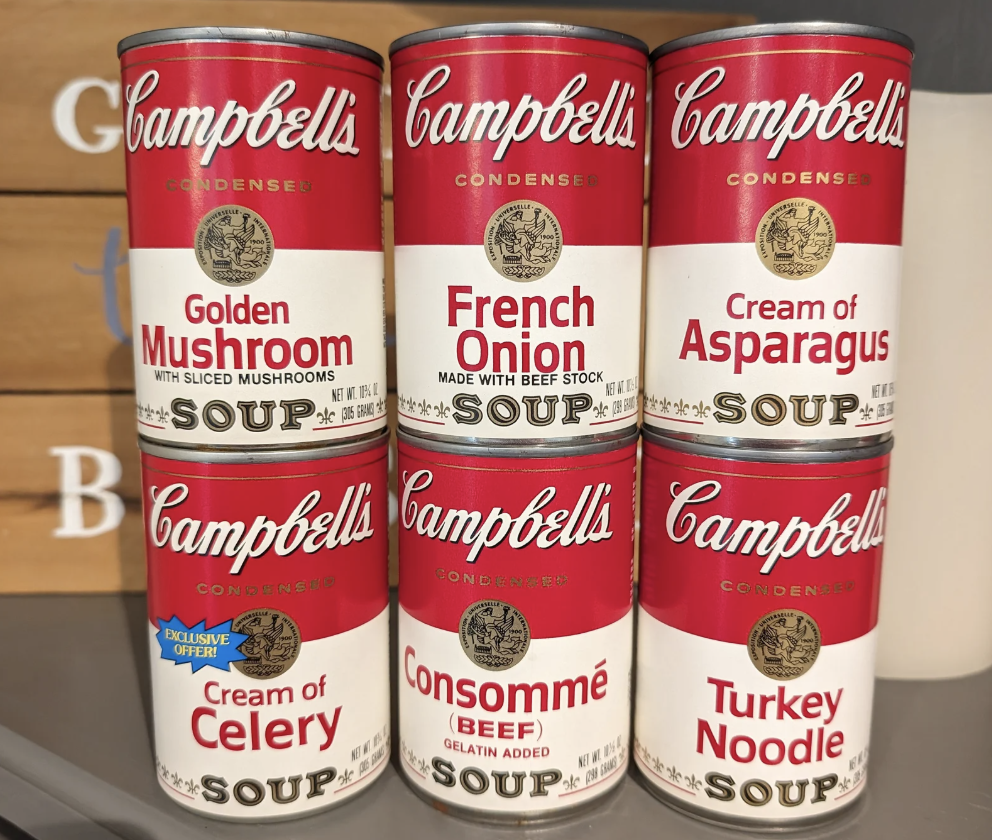 Vintage Campbell's Soup Cans
