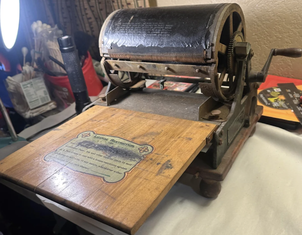 Vintage Edison Mimeograph Machine