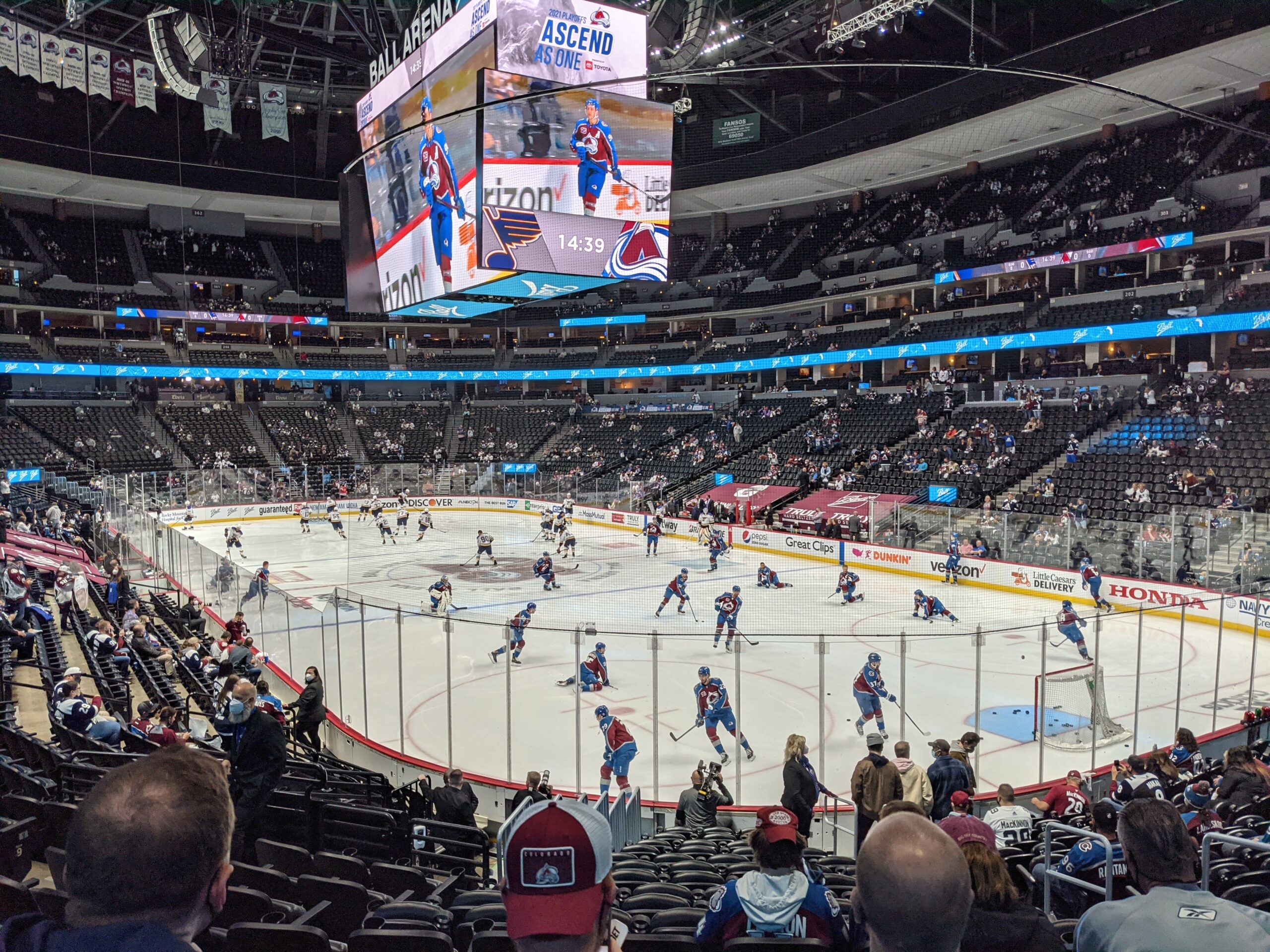 Colorado Avalanche game two- arena