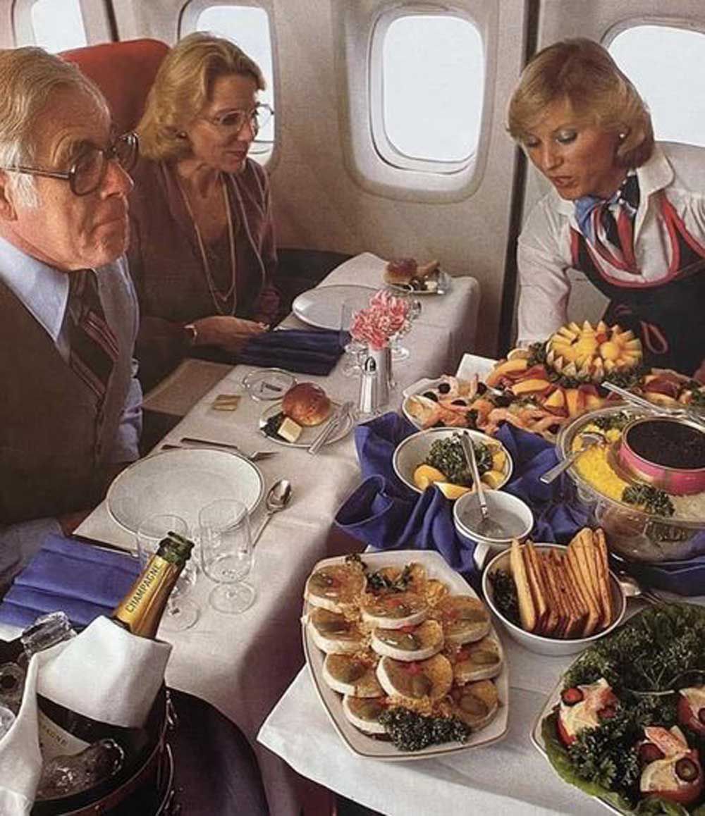Pan Am first class flight