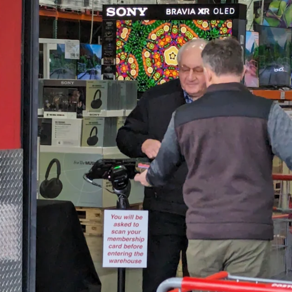 membership scanner at costco entrance on reddit