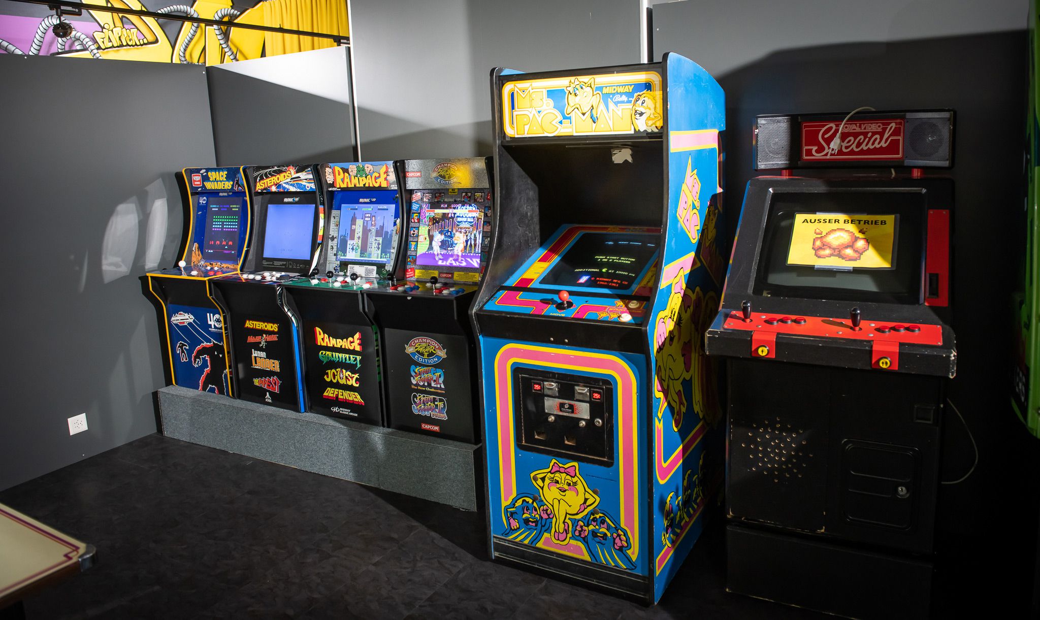 Arcade-Sektor im Gameorama