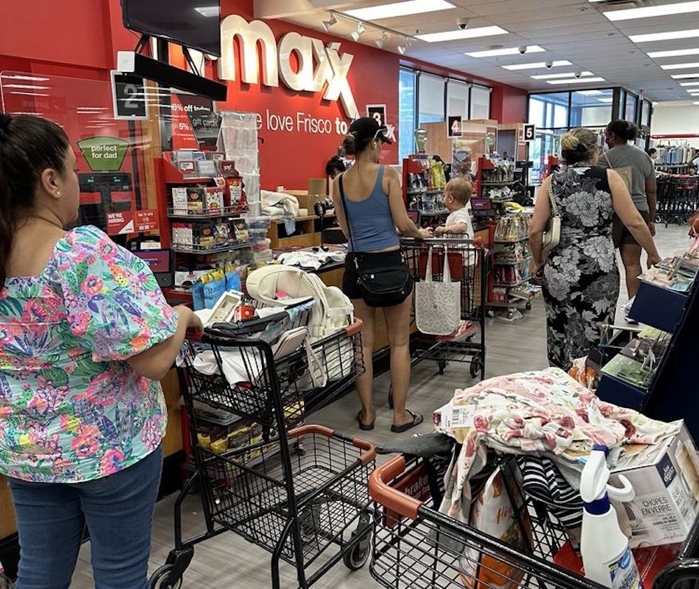 Busy TJ Maxx Line