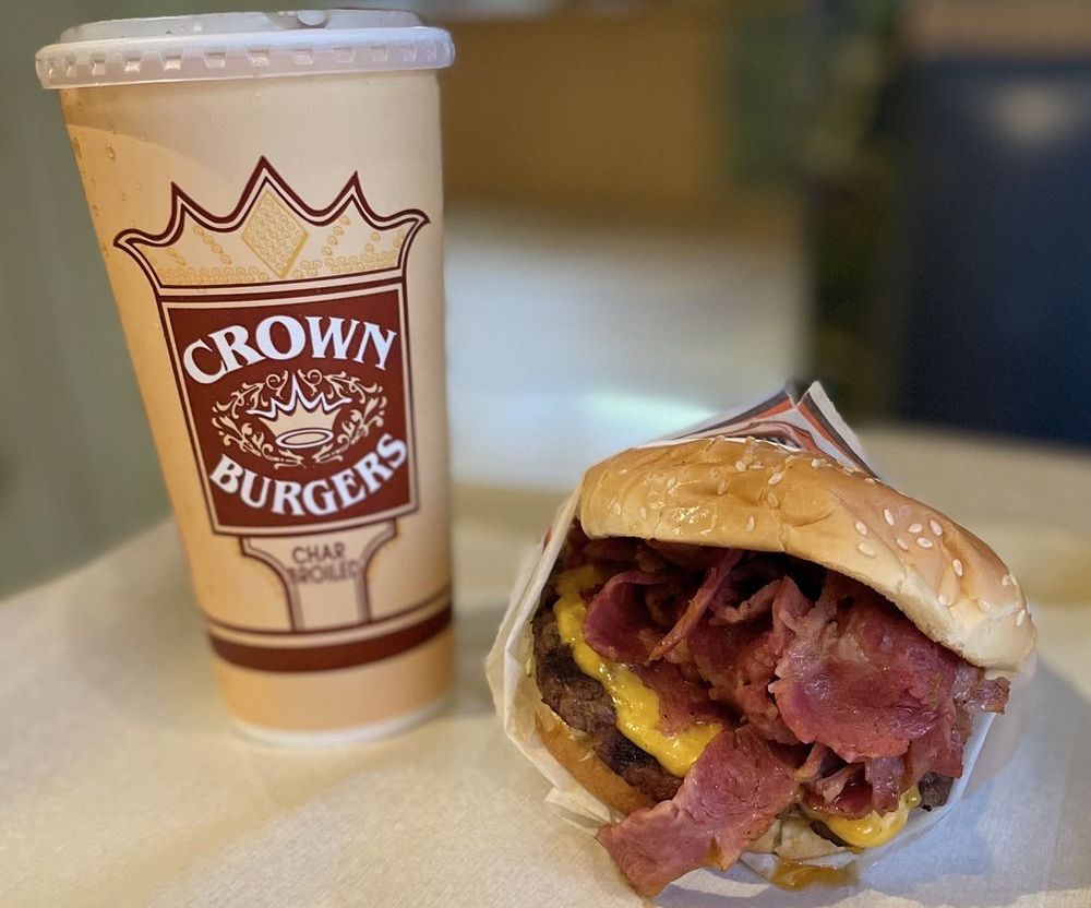 Crown Burgers Pastrami Sandwich