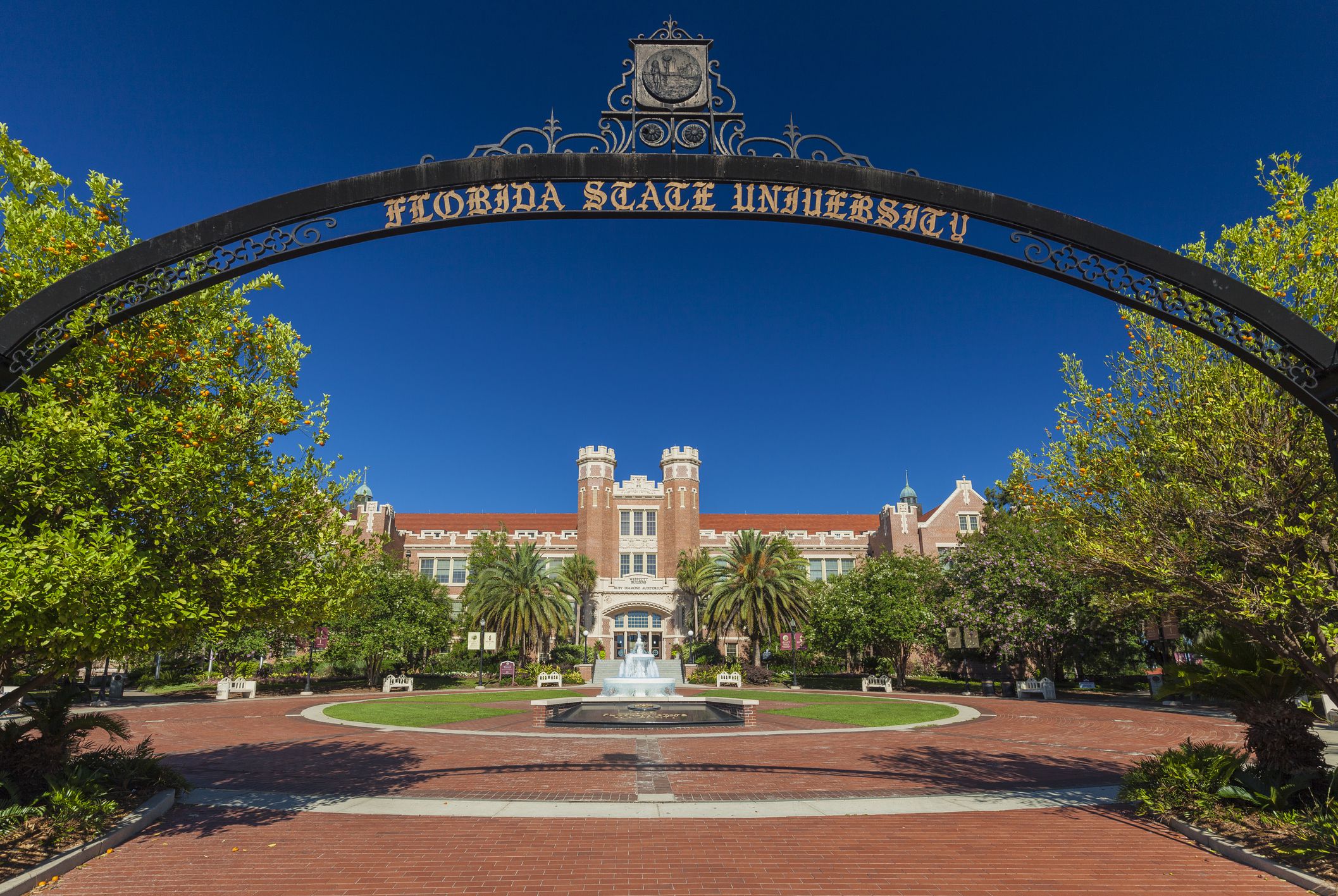 Florida State University on a sunny day in Tallahassee