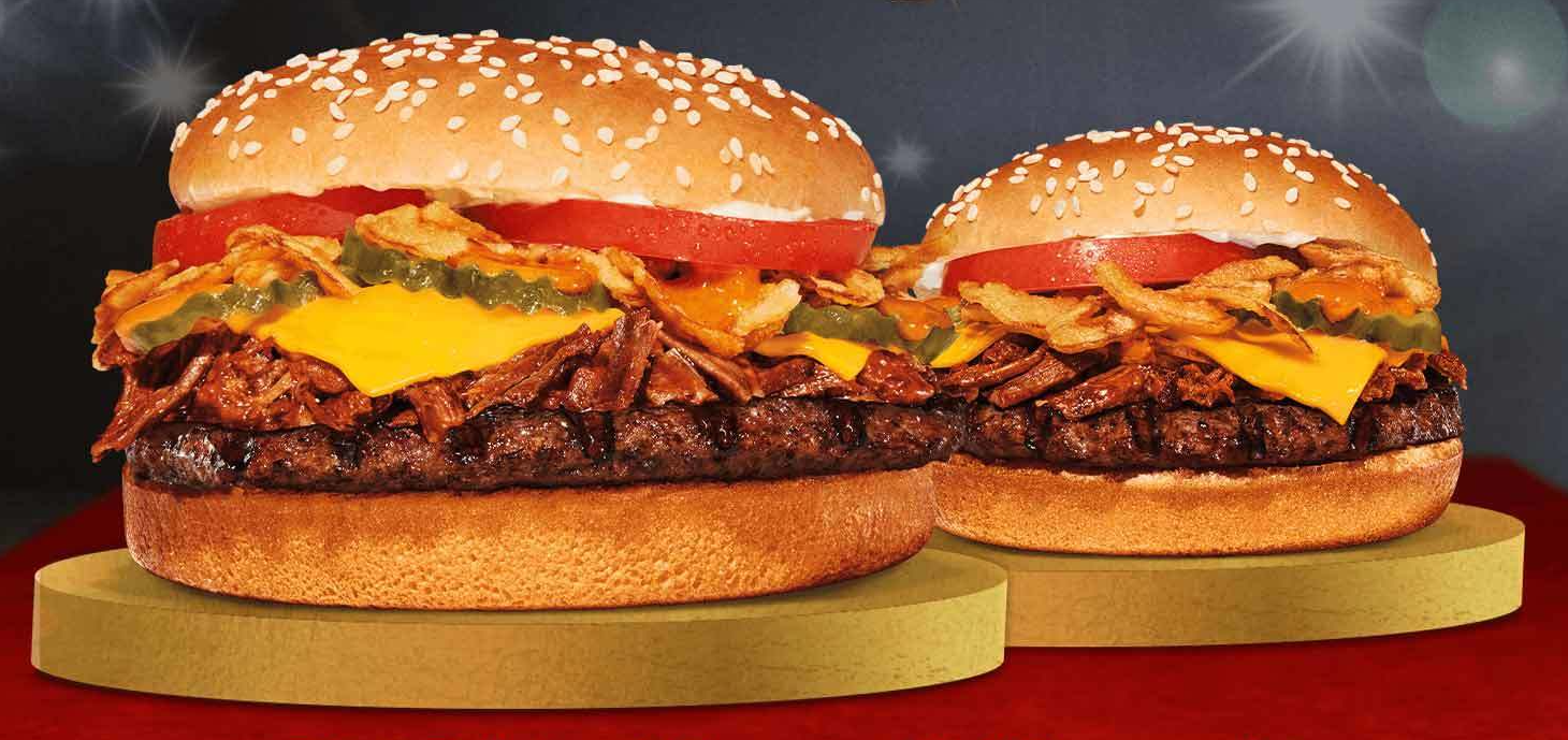 Burger king BBQ brisket whopper