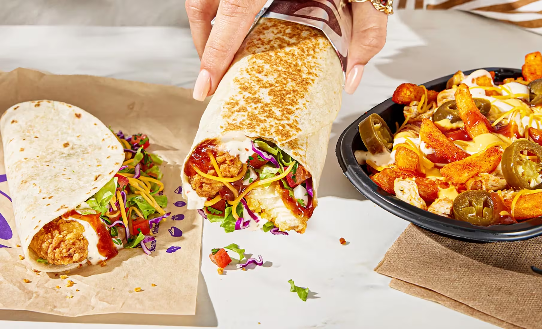 Taco Bell sweet chipotle BBQ menu