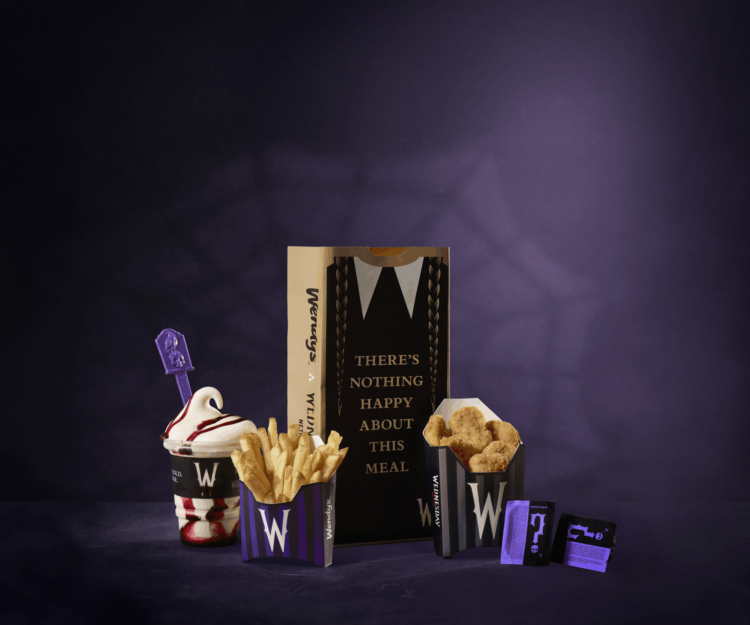 Wendy's meal of misfortune wednesday addams
