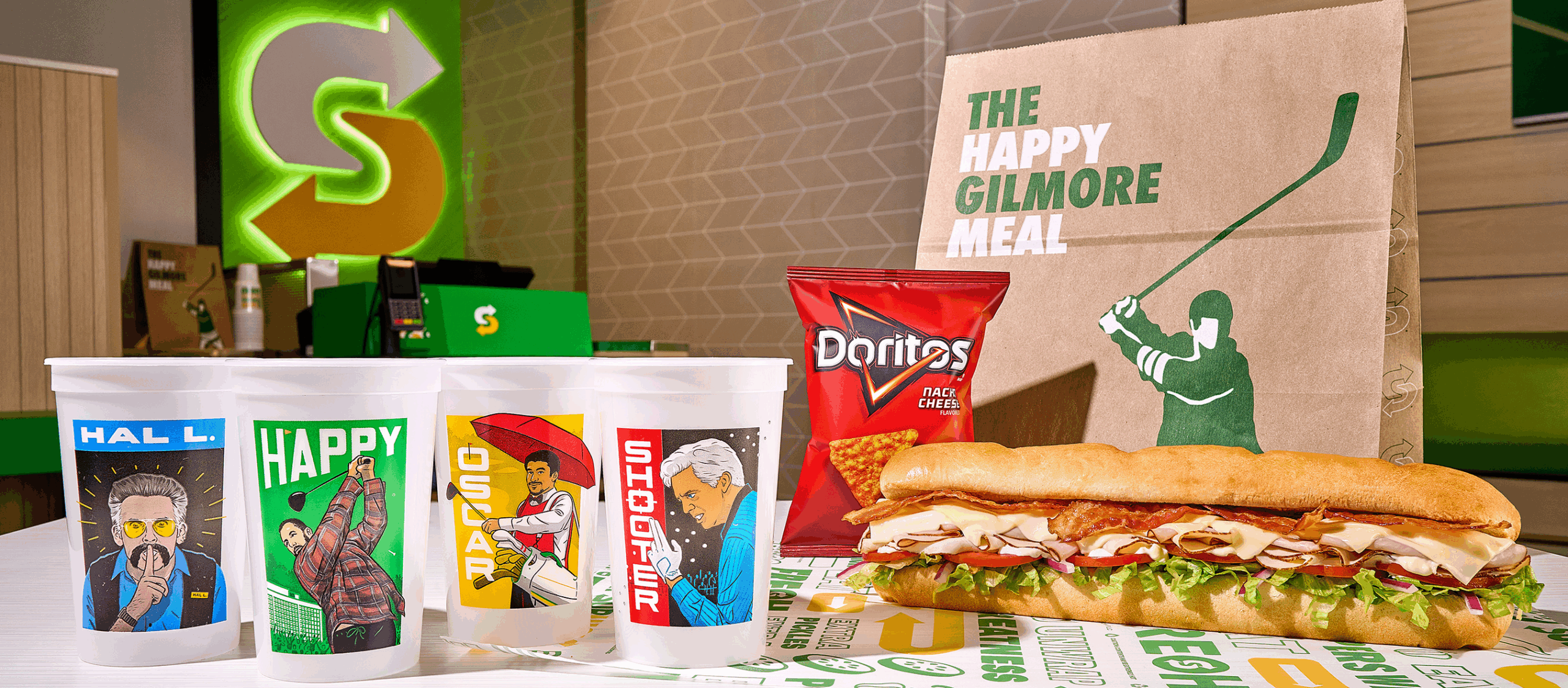 Subway happy gilmore meal