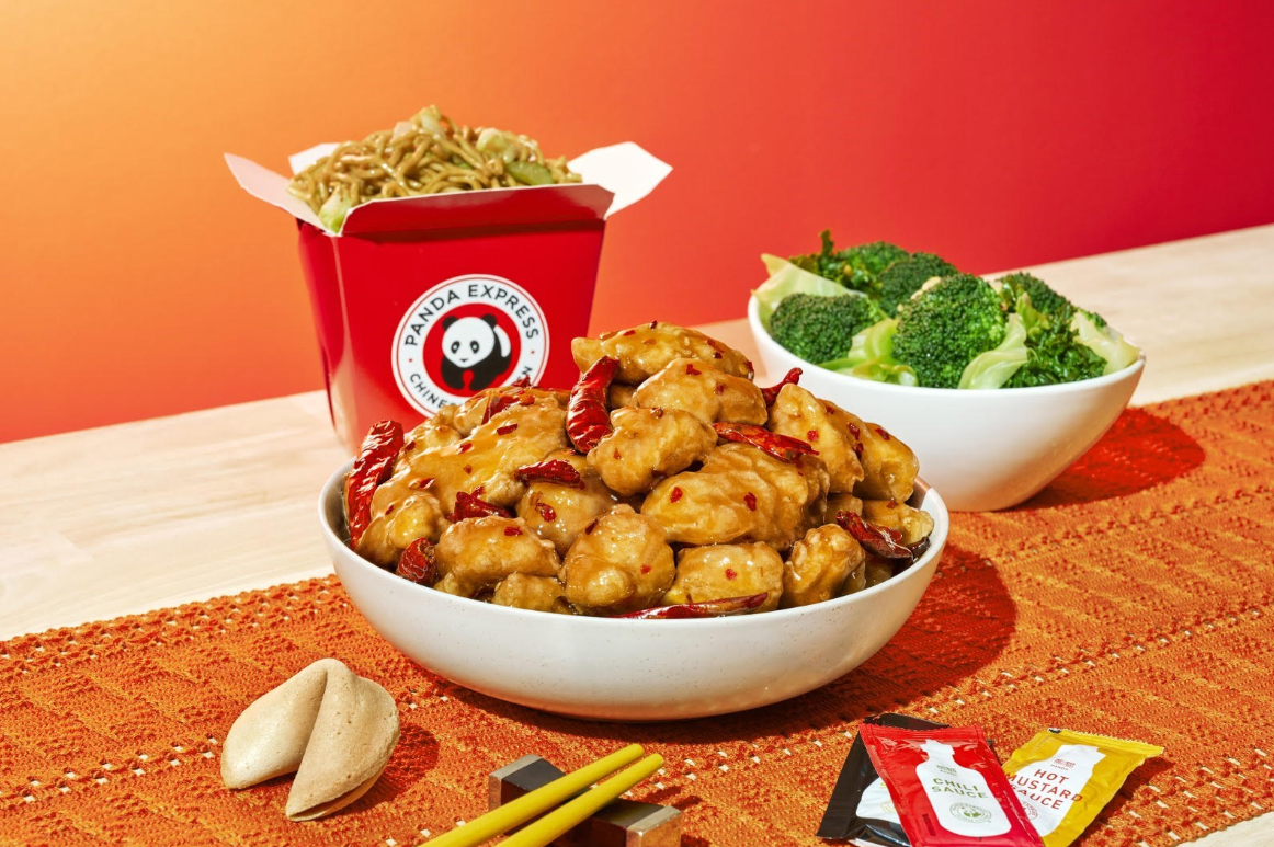Panda Express hot orange chicken