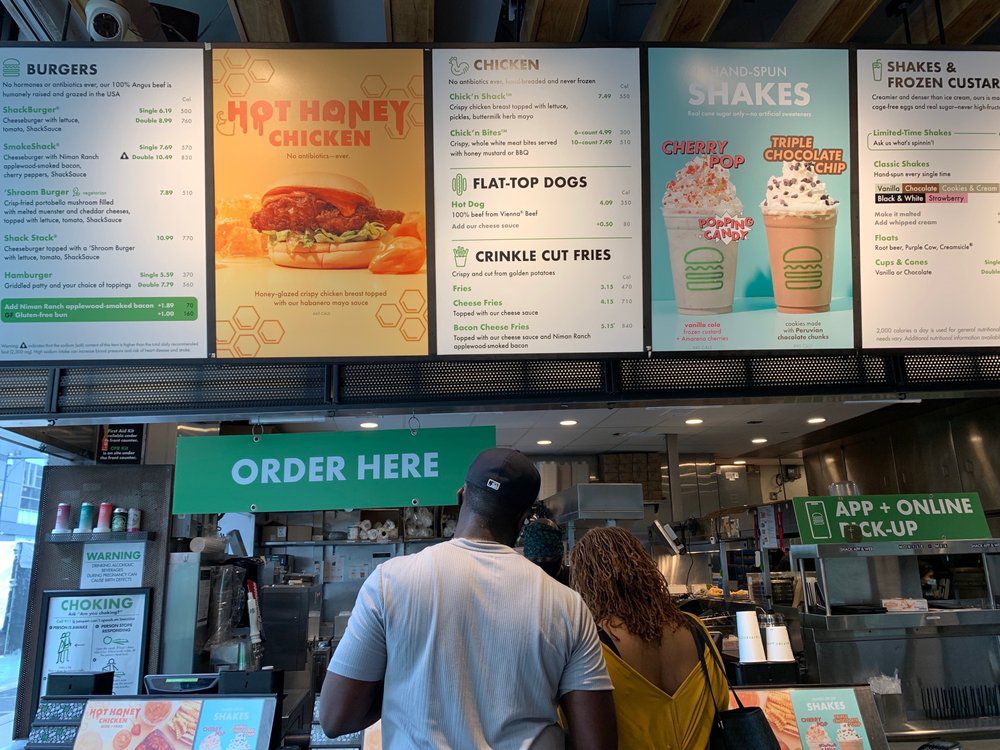 Ordering at Shake Shack