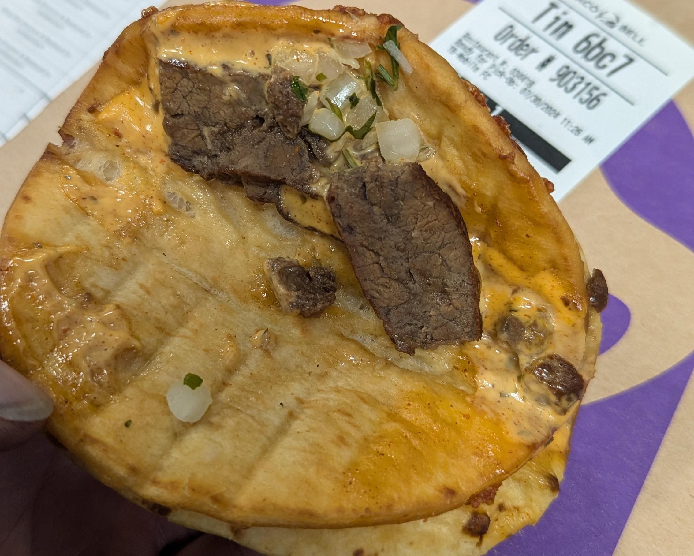 Taco Bell Steak Chalupa