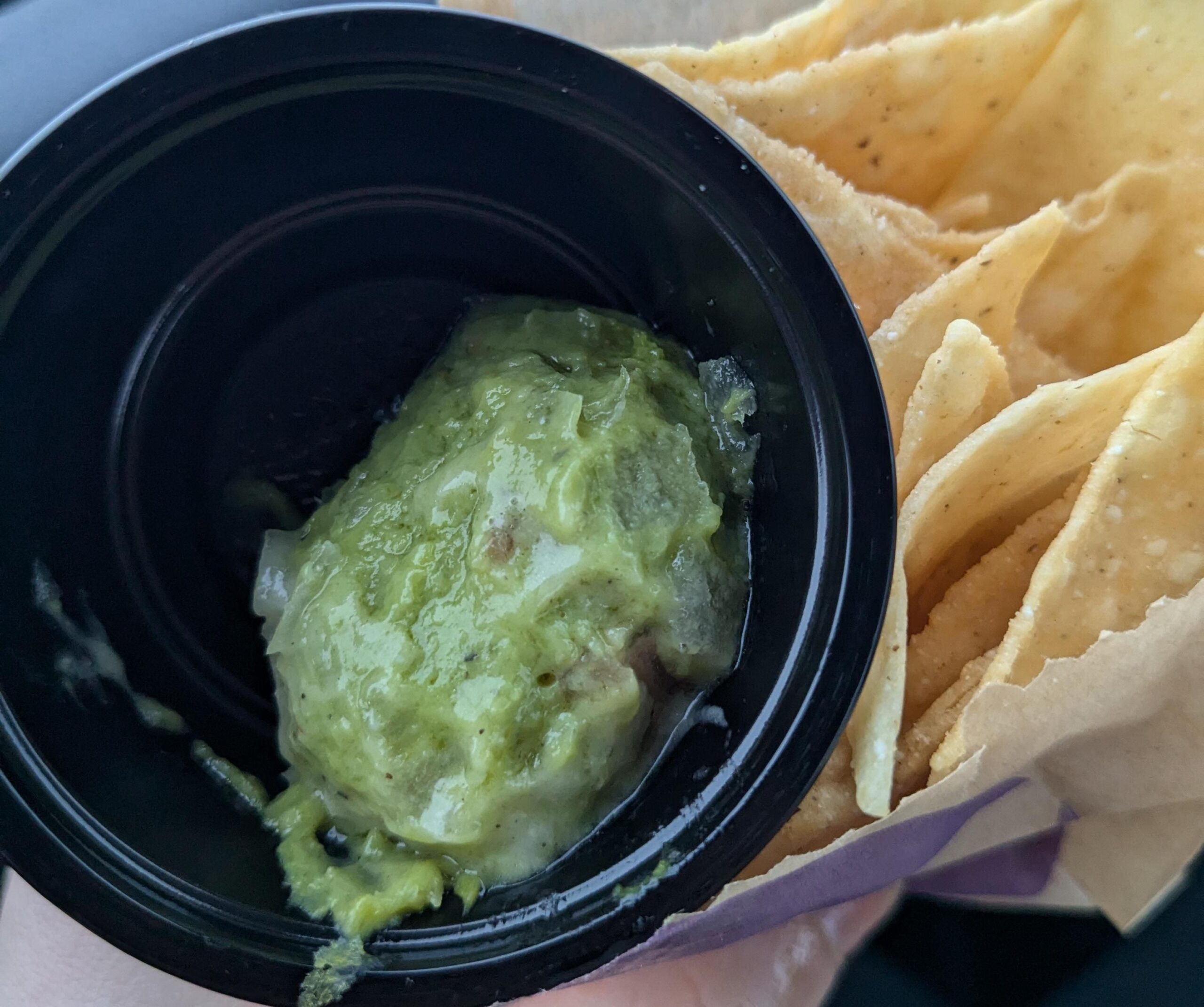 Taco Bell Chips and Guacamole