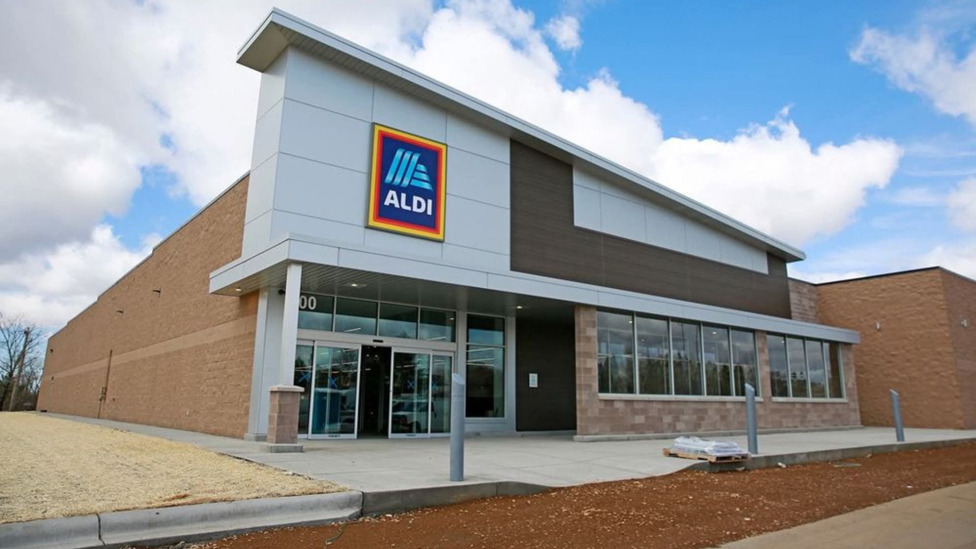 A building with a sign on the front