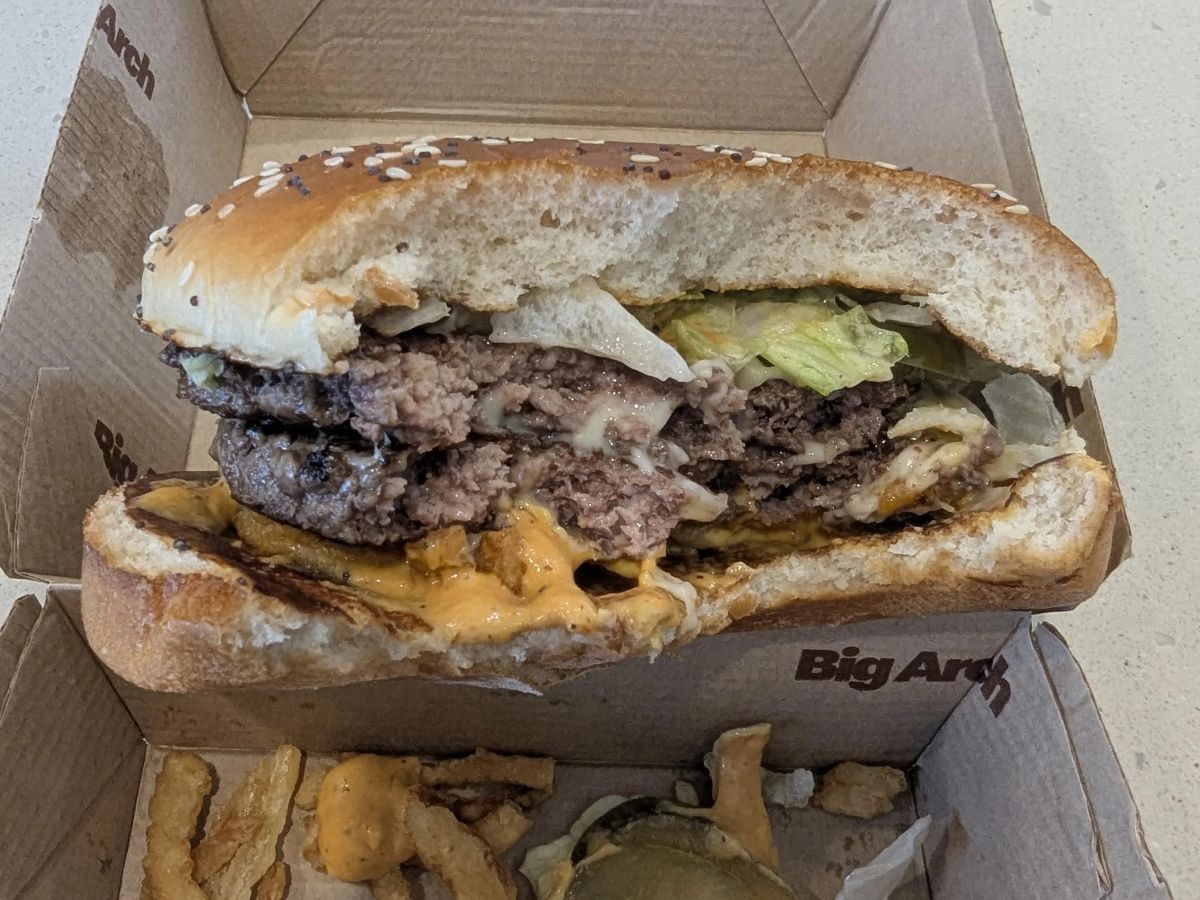 The New McDonald's Burger, Big Arch, Has a Big Price
